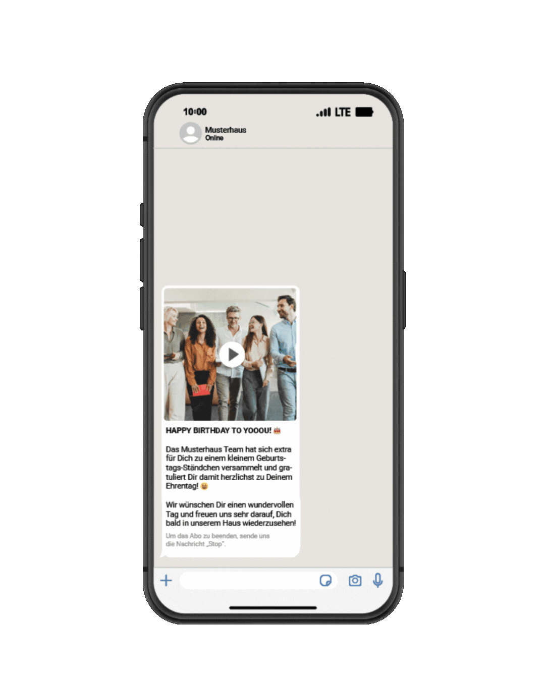 Purple Creative Modern New Year Greeting Smartphone Chat Instagram Post (2)